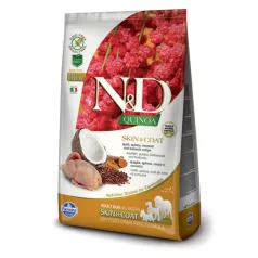   N&D Dog Grain Free Quinoa Skin & Coat Prepelica 7 kg Krmivo Pre Psov