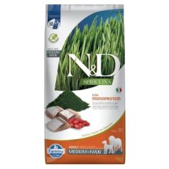 N&D Spirulina sleď Adult Medium/Maxi 7kg krmivo pre psov