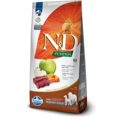   N&D Dog Pumpkin szarvas&sütőtök,alma adult medium&maxi 12kg