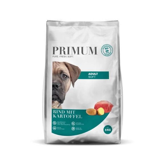 Primum Soft Hovädzie so zemiakmi mäkké krmivo pre psov 5kg