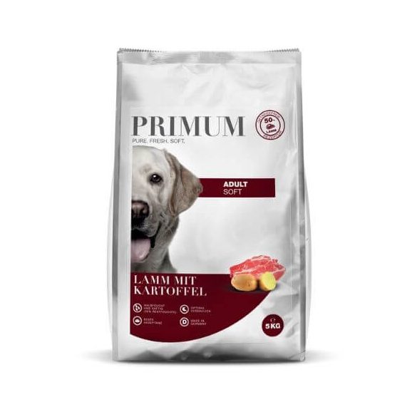Primum Soft Jahňacie so zemiakmi mäkké krmivo pre psov 5kg