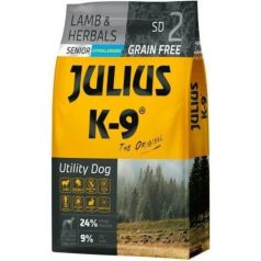   Julius-K9 GF Hypoalergén krmivo pre psov Senior Lamb & Herbals 0,34 kg