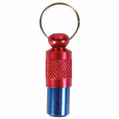 Trixie kovová známka pre psa kobalt / červená