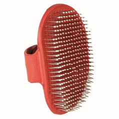 Trixie kruhová oválna kefa 8×13 cm