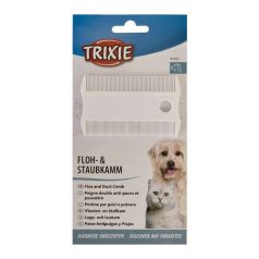   Trixie plastový hrebeň – obojstranný, proti blchám a všiam 9 cm
