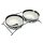 Trixie keramická miska set 0,25 l / 13 cm biela/čierna