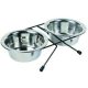 Trixie miska set s kovovým stojanom 0,75 l / 15 cm