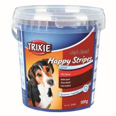 Trixie mäkká pochúťka Happy Stripes v vedierku 500 g