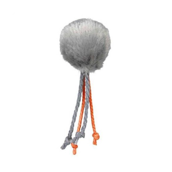 Trixie Hračka Plyšová Lopta s Lanom 4 cm