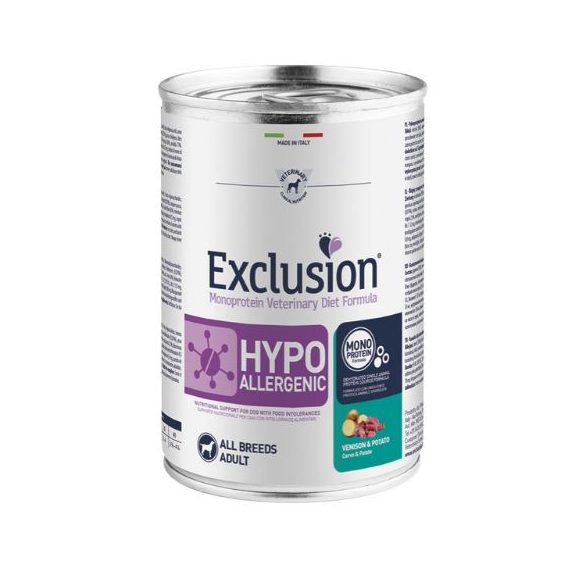 Exclusion Hypoallergenic konzerva Venison & Potato 400g