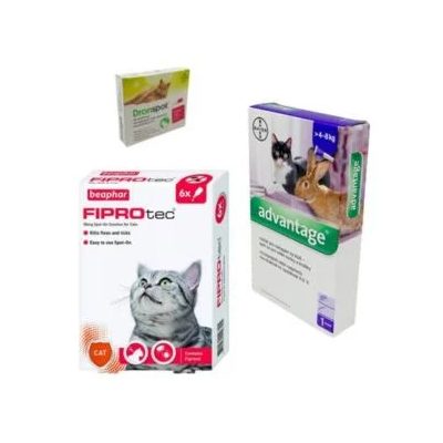 Kvapky proti blchám pre mačky