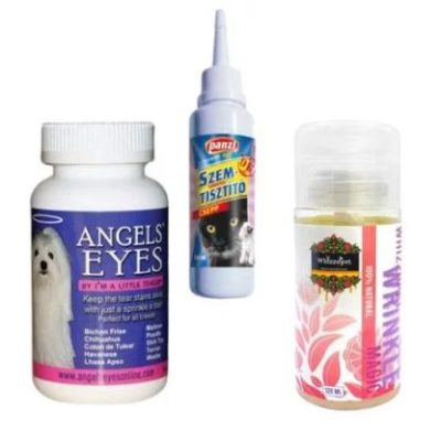 Tekuté prípravky na čistenie oblasti očí, tekuté čistiace prípravky očí, kvapky do očí 