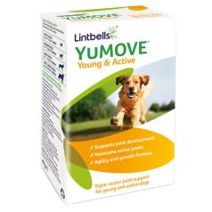   Lintbells YuMOVE Young & Active - Posilňovač Kĺbov Pre Mladých A Aktívnych Psov 60 Ks