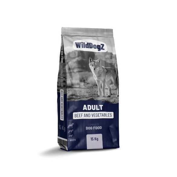 WildDogZ Adult Beef and Vegetables krmivo pre psov 15 kg